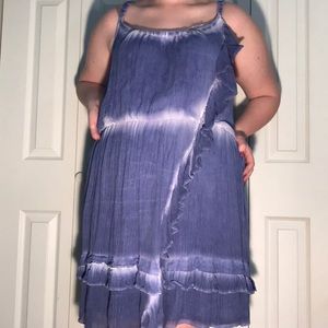 Blue free people dress